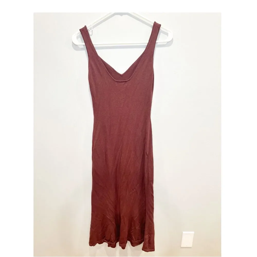 Meshki knit midi tank dress brown - Picture 2 of 4